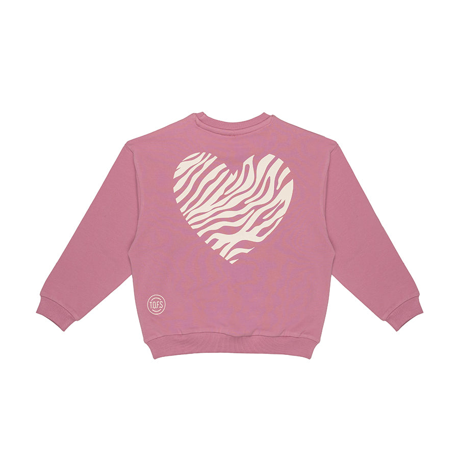 Sweater Girls Wild Heart - zacht paars