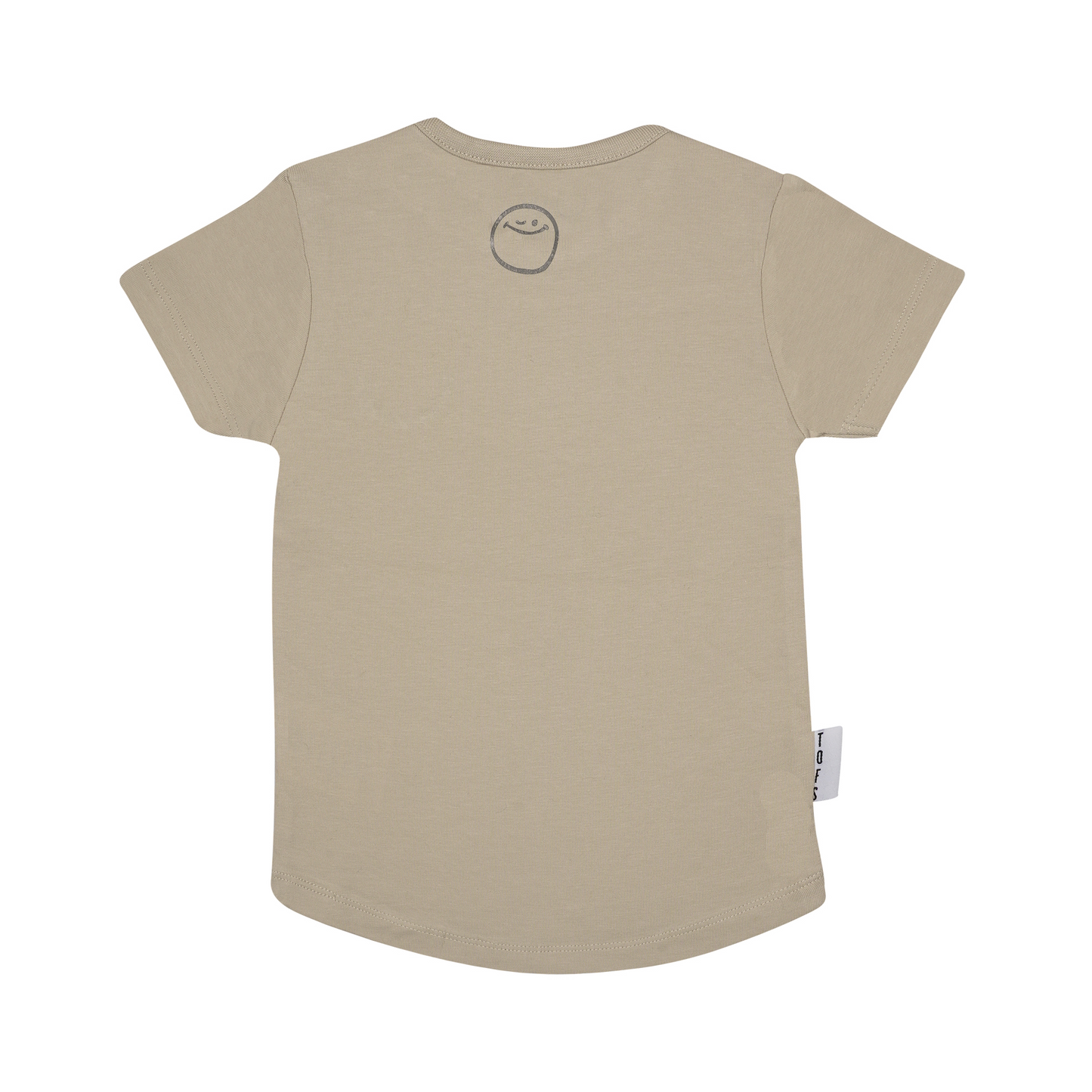 T-shirt unisex zacht beige