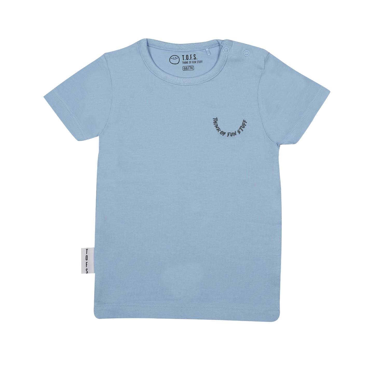 T-shirt unisex licht pastel blauw
