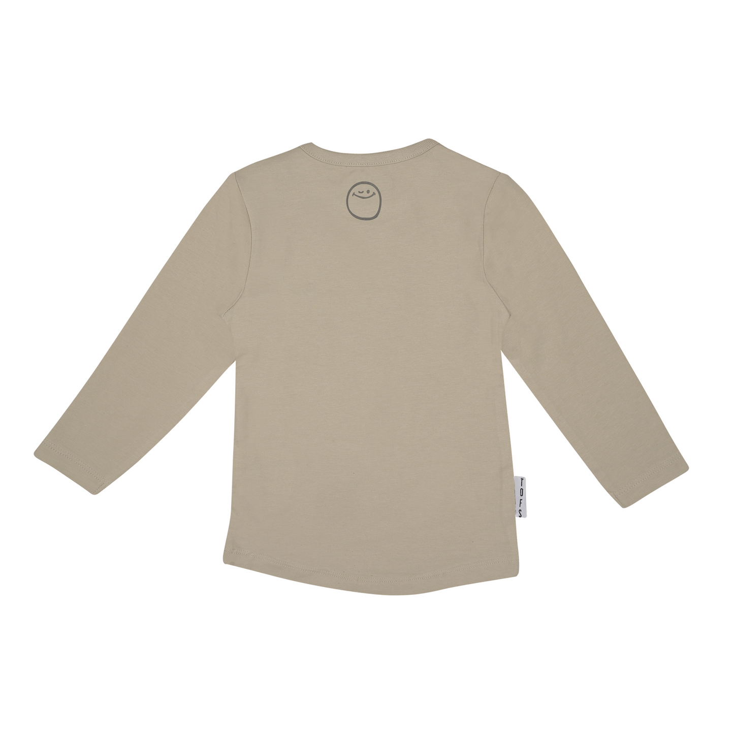 Longsleeve unisex zacht beige