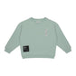 Sweater Boys Graffiti - licht groenblauw