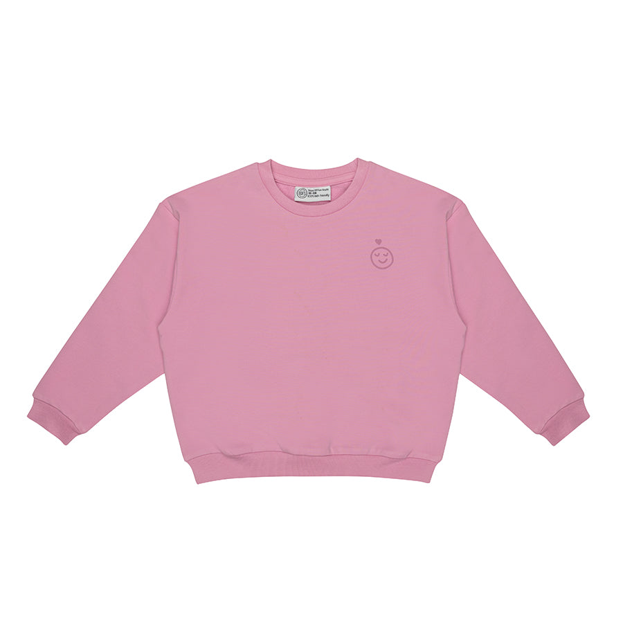 Sweater Girls Love Heart - zacht lila