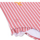 Rood/Wit gestreept Meisjes UV Badpak