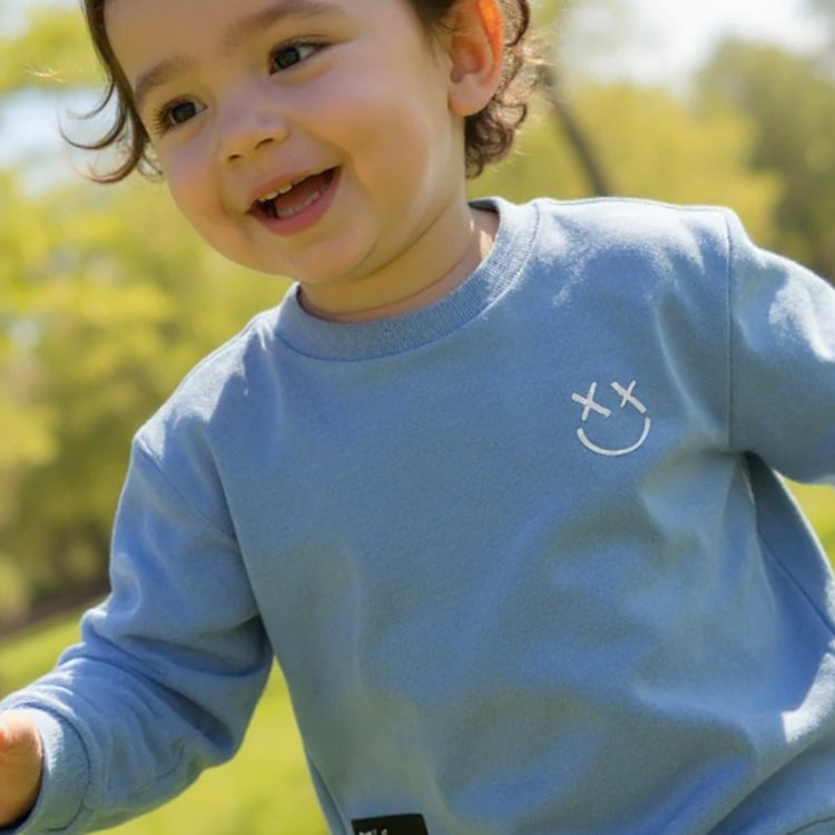 Sweater Boys DJ - zachtgrijs blauw