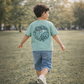 T-shirt Boys Graffiti - licht groenblauw