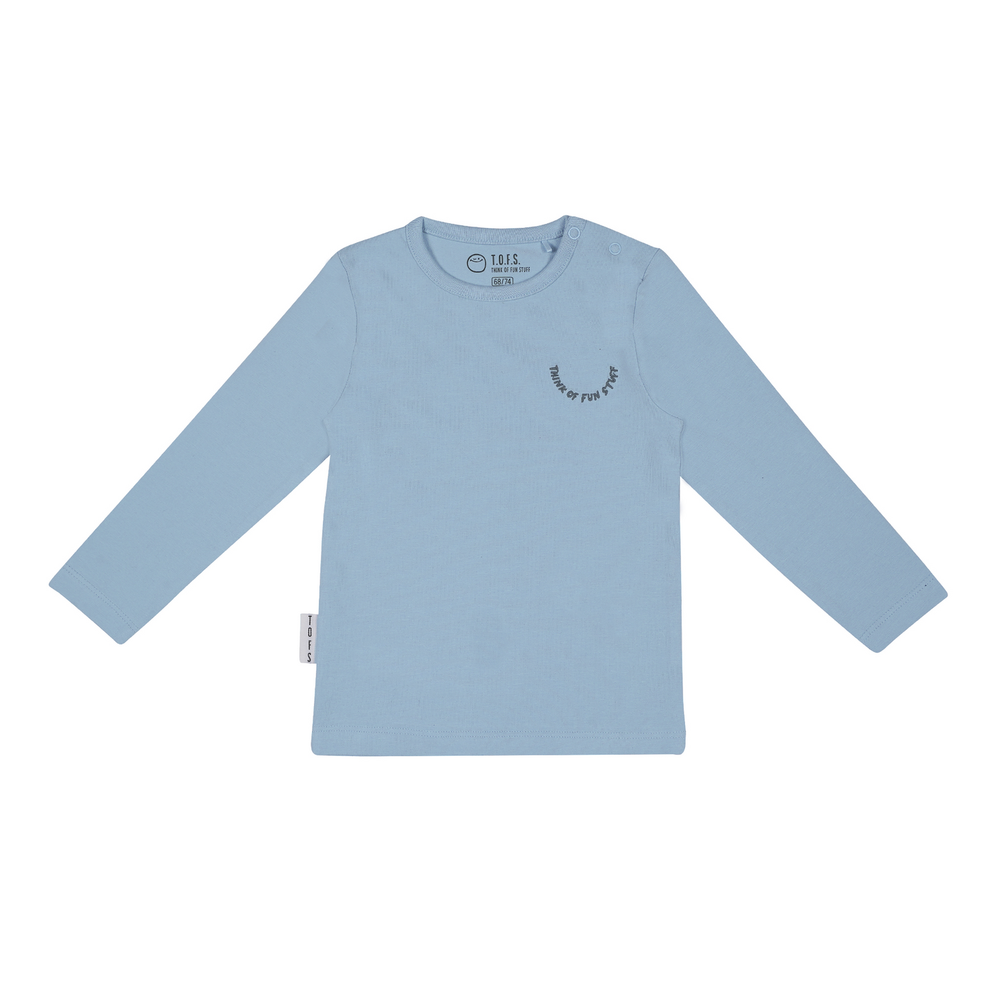 Snazzy Longsleeves pastel blauw