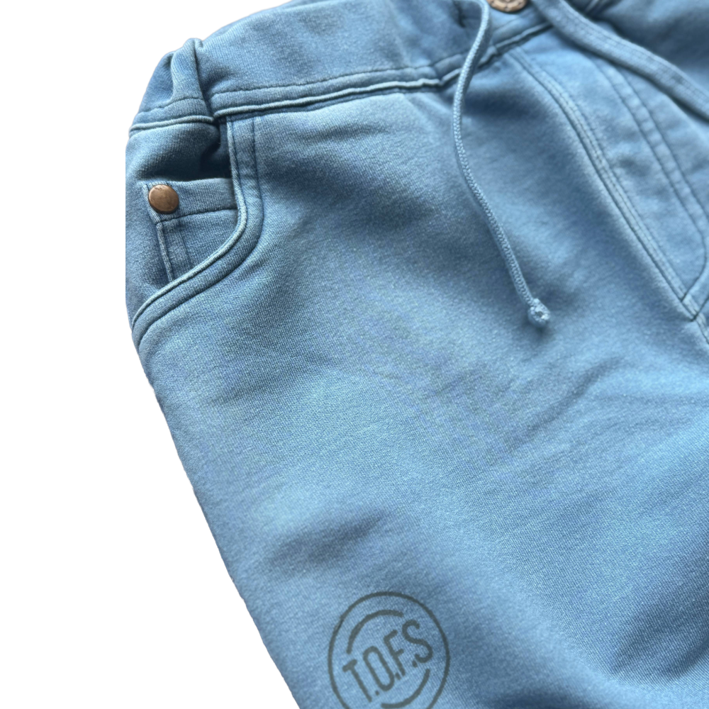 Jogger pants - denim look