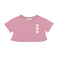 Crop t-shirt Girls Wild Heart -  zacht paars
