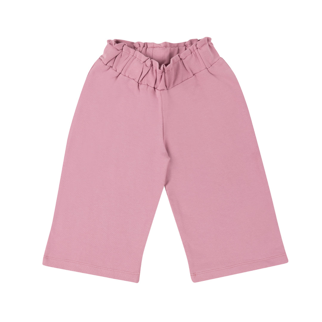 Straight pants Girls - zacht paars